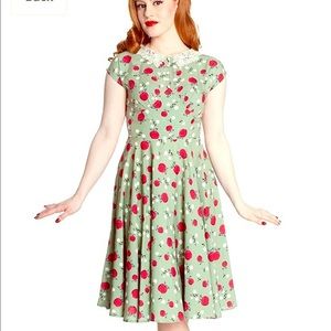 Hell Bunny vintage apple dress